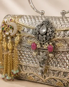 The Peacock Handle Bag closeup 1